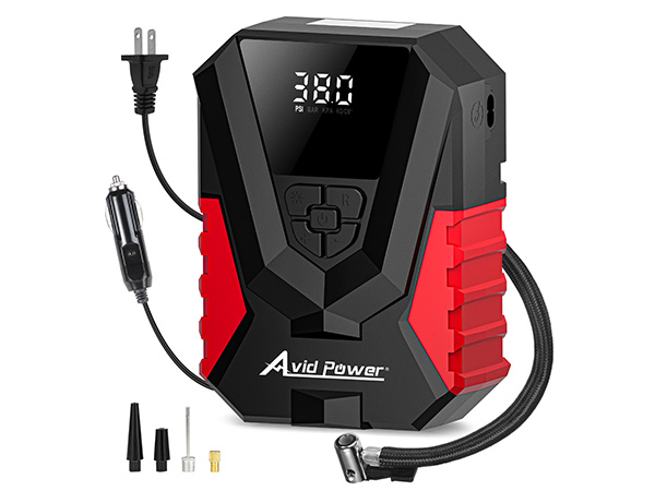 AVID POWER AC/DC Tire Inflator Portable Air Compressor ACAP368