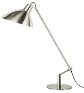 PSDSSHIIS Desk Lamp Modern Industrial 100% Metal Table Lamp 22", Soft White Light (3000K) with Ad...