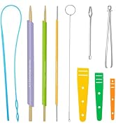Fbshicung 13pcs Quick Tube Fabric and Drawstring Threading Threader Set for Sewing Enthusiasts, P...