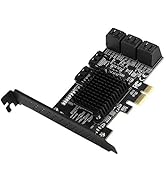 8 Port PCI E to SATA3.0 Controller, PCI Express to SATA3.0 8 Port SATA III Expansion Controller C...
