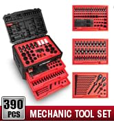 LLNDEI Mechanics Tool Set and Socket Set