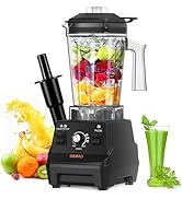 OMMO Blender 1800W, Professional High Speed Countertop Blender with Durable Stainless Steel Blade...