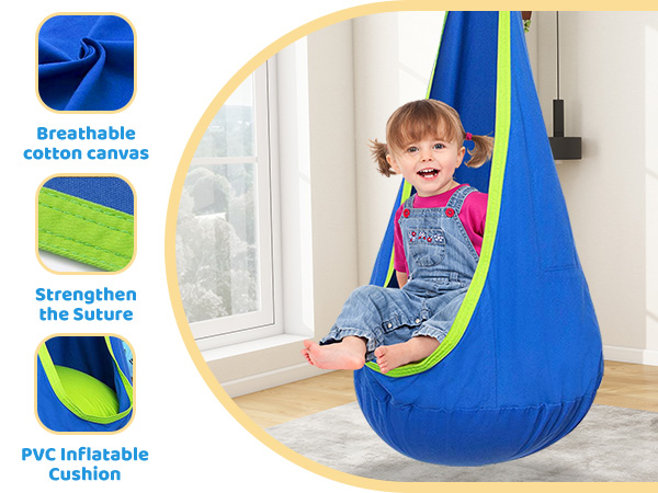 swing stand with sensory swing
