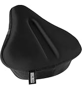 Bikeroo Comfort Bike Seat Cushion - Padded Gel Cover for Exercise, Mountain & Road Bikes, Univers...