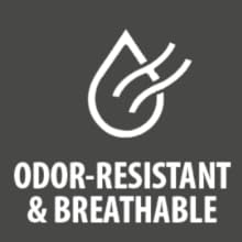 Odor-Resistant & Breathable