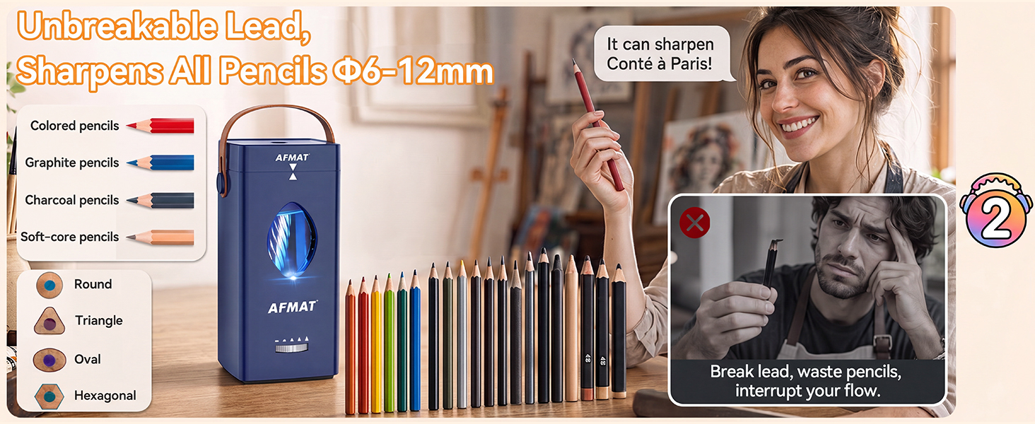pencil sharpener for colored pencils