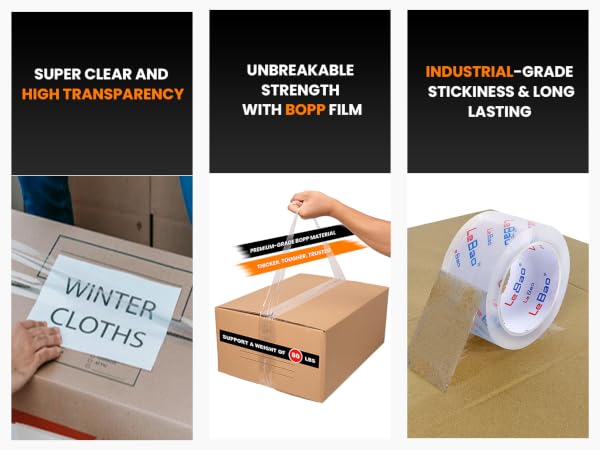 clear packing tape