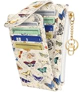 Gemfit Slim Small Card Wallet for Women – Cute Card Holder Wallets with Keychain Credit RFID Bloc...