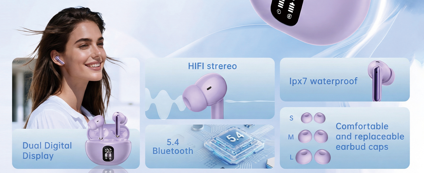 Bluetooth 5.4 Headphones