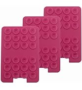 Meroqeel 3 Pack Sticky Silicone Phone Wallet Suction Grip, Adhesive Phone Grips for Back of iPhon...