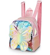 Energather Cute Mini Backpacks, PU Leather Tiny Backpack Small Backpack for Women, Sequinned Wome...