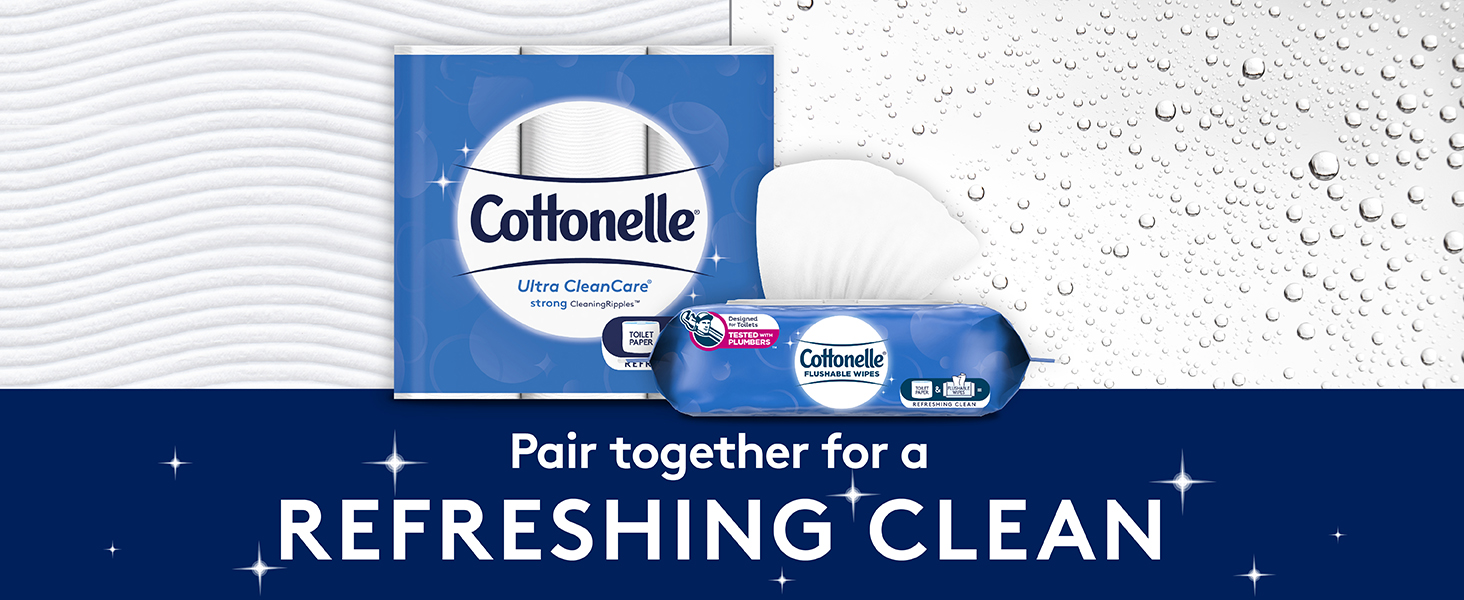 Cottonelle Flushable wipes