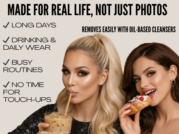 Made for real life, not just photos. Long days, drinking and daily wear