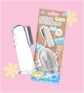 Jack N' Jill Stage 1 Silicone Finger Toothbrush - Baby Toothbrush 6 to 12 Months, Baby Oral Clean