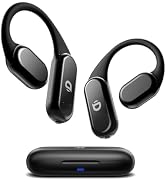 DEMICEA True Wireless Bone Conduction Earphones, OWS Open Ear Headphones with Earhooks, Bluetooth...