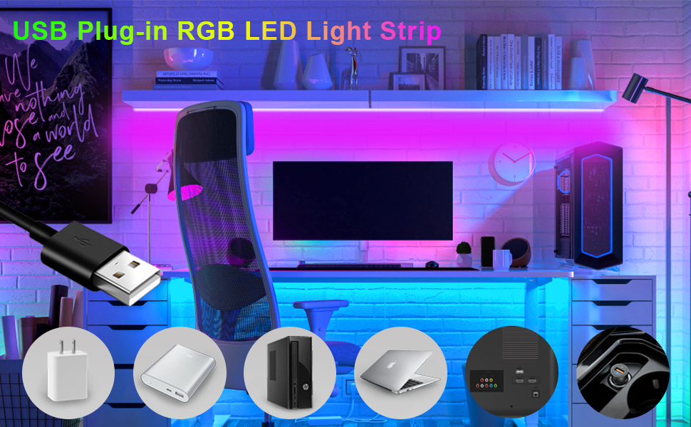 usb plug-in led light strip