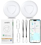 Bluetooth Trackers for Apple Find My APP (iOS Only), Complete with Lanyard and Key Ring, Perfect ...