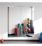 Ruomeng Home Gym Mirror, 55''x24''x2PCS Full Length, Large Frameless Body Mirror Tempered Glass f...