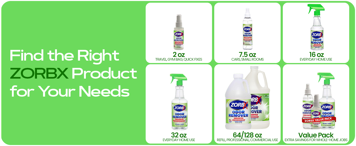 odor remover spray, zorbx, unscented odor neutralizer, Odor Eliminator Strong Odor, hospital Grade