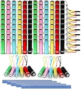 Hilngav 120 Pack Mini Flashlight Set, Aluminum LED Handheld Torches with Lanyard, Assorted Colors...