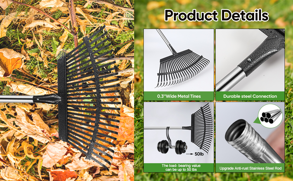 garden rake for leaves