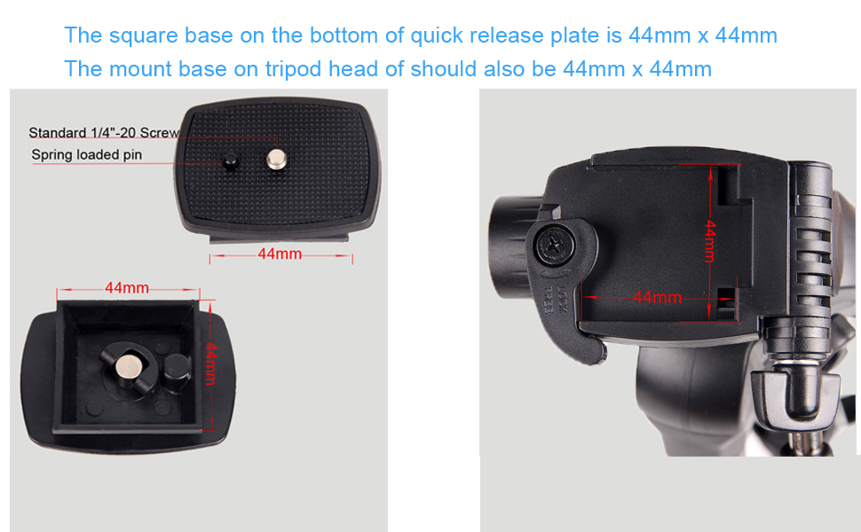 quick release plate