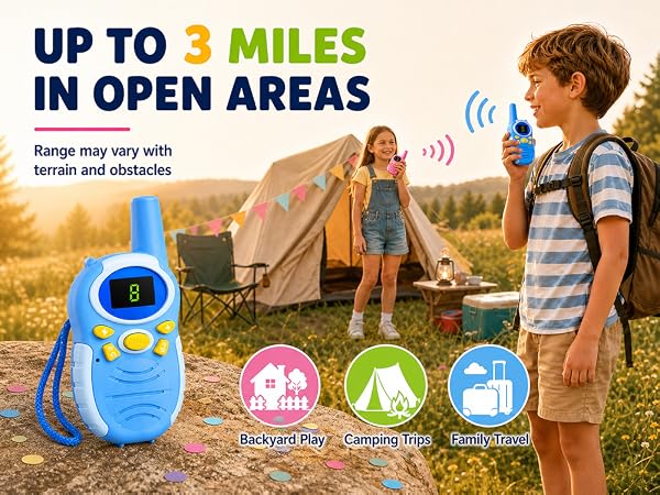 Walkie Talkies with Flashlight