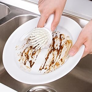 MR.SIGA Pot and Pan Cleaning Brush - Pack of 2