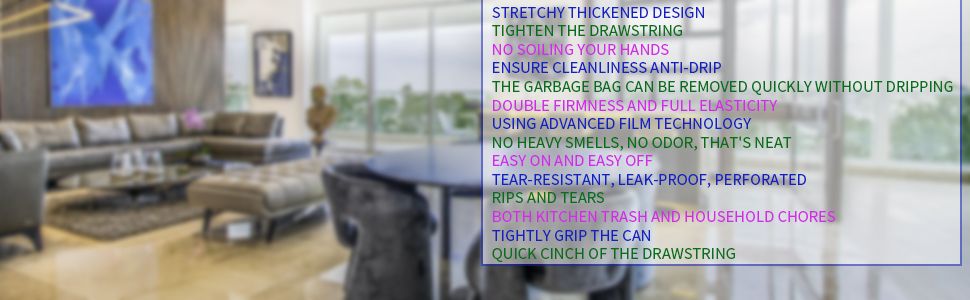 3 gallon trash can liners