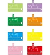 8Pcs One Finger Spacer Handwriting Tool Writing Spacers for School Colorful Spacer Tool for Writi...