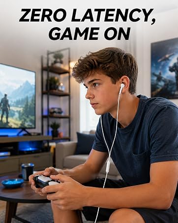 Zero latency, start the game with wireless headphones