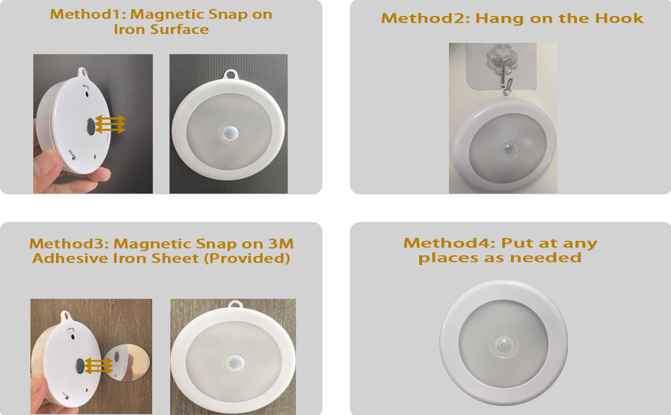night light installation methods
