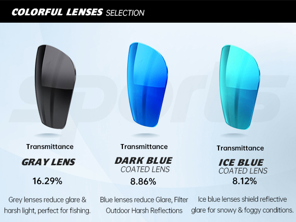 LENSES IN DIFFERENT COLORS