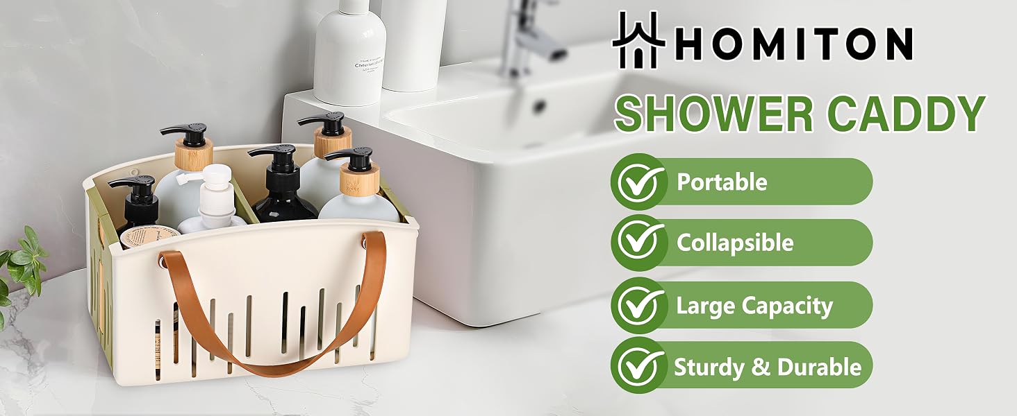 Portable Shower Caddy Collapsible