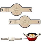 PLAPITATE Silicone Bread Sling for Dutch Oven, 2 PCS Non-Stick, Easy Clean Reusable Silicone Brea...