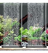 hygger Aquarium Bubble Curtain Wall, Quiet Fish Tank Air Stone with Accessories, High Dissolved A...