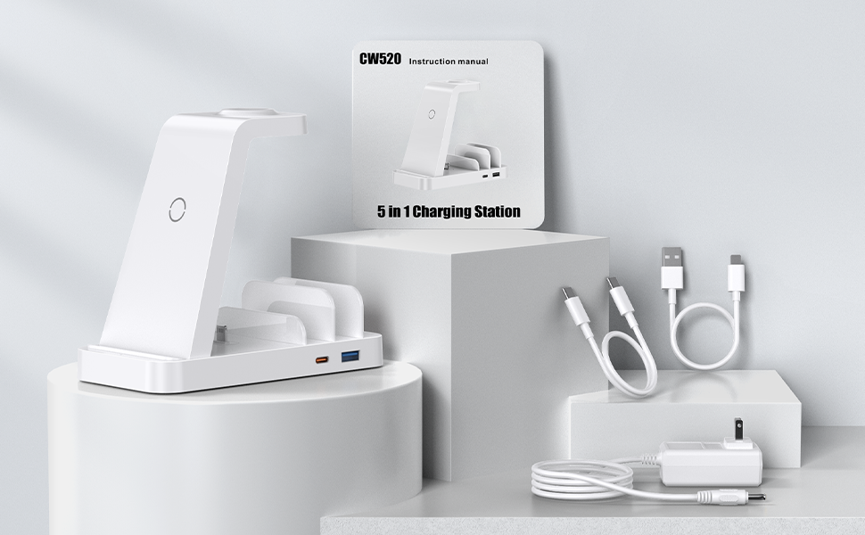 5 in 1 Wireless Charging Station