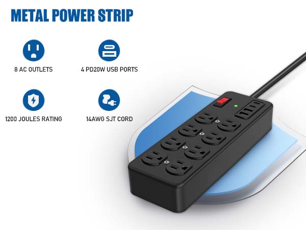 metal power strip