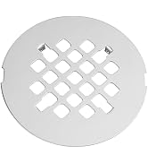Artiwell 4-1/4” OD Snap-in Shower Drain Cover, Round Shower Drain Strainer Grid, Replacement Cove...