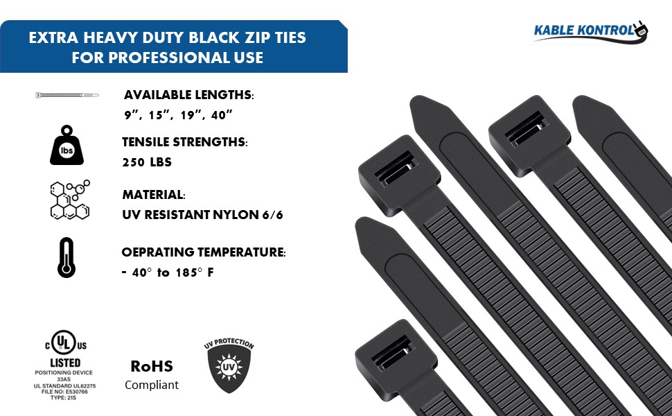 Kable-Kontrol-Black-Zip-Ties-Heavy-Duty-Cable-Ties-Uv-resistant