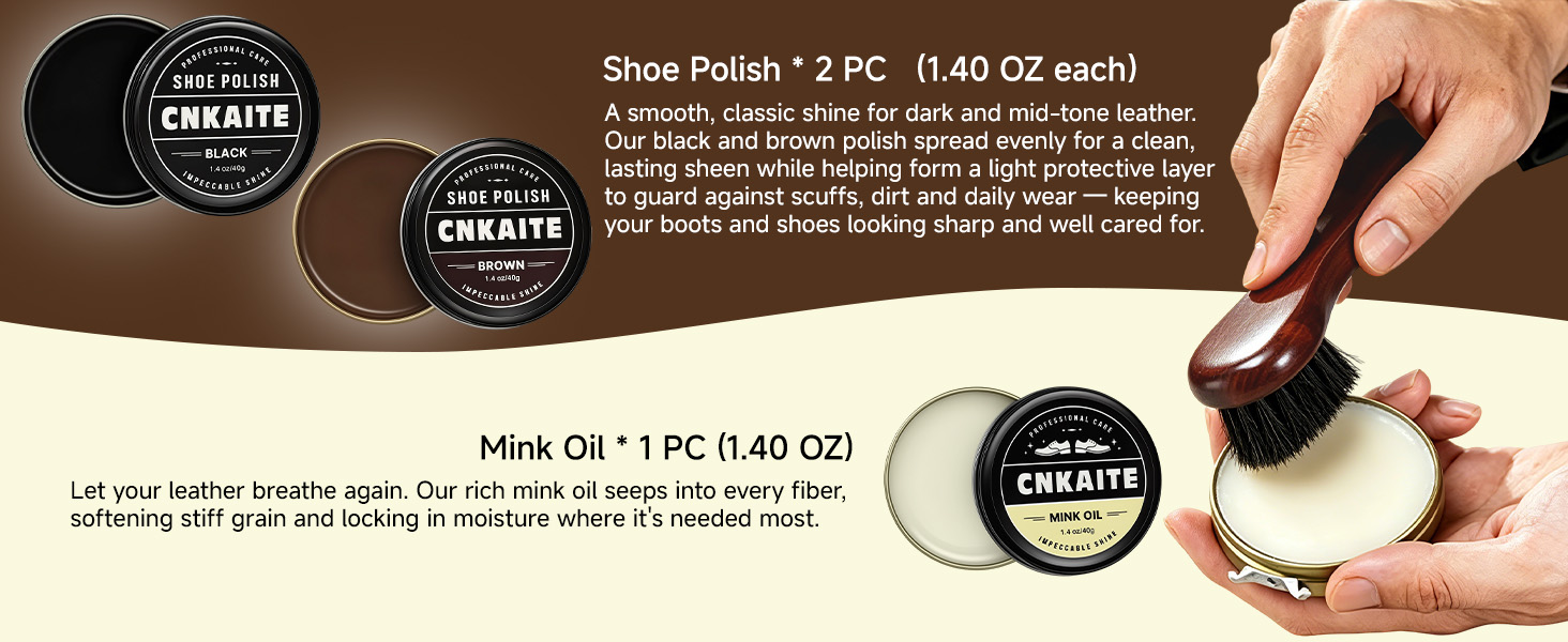 leather boot care kit