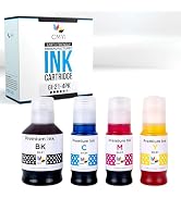 CMYi GI-21 Replacement Combo Pack Ink Bottles for Canon PIXMA G1220, G2260, G3260 (1 Black, 1 Cya...