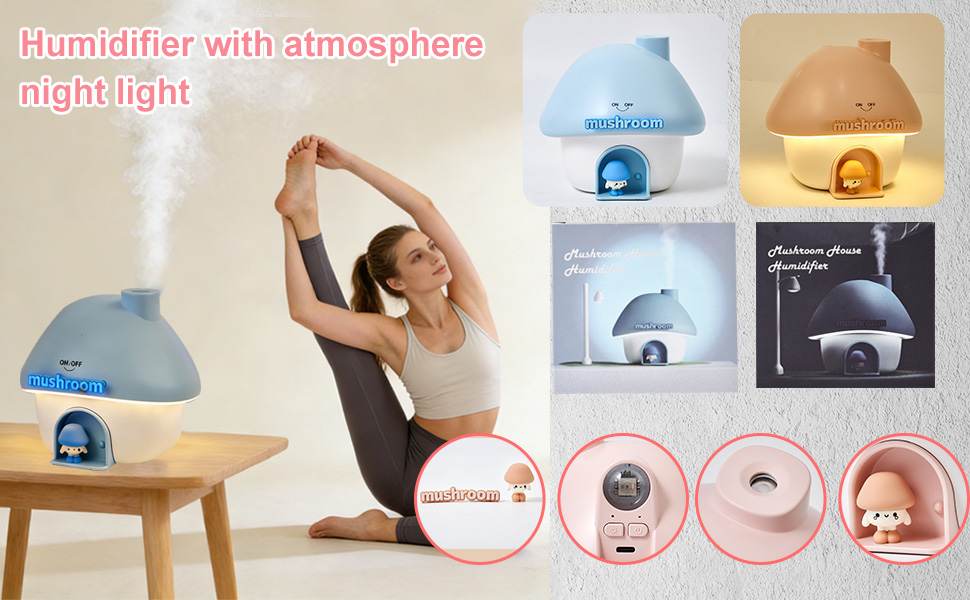 Mushroom Humidifier for Bedroom Office