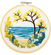DIAMOND DOTZ Kits - Embroidery Wild Ocean: Dive into Creativity with This Embroidery Kit, Perfect...