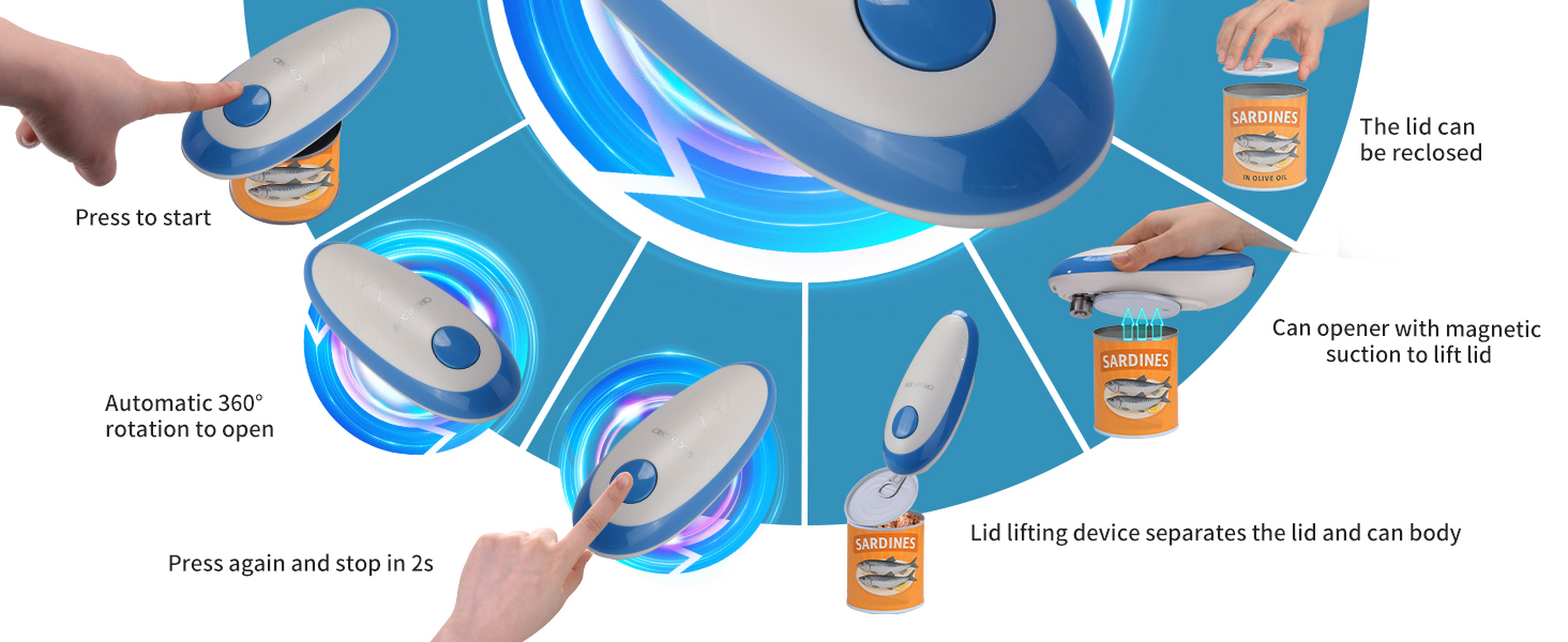 electric can opener automatic can openers