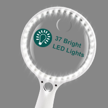 lighted magnifying glass