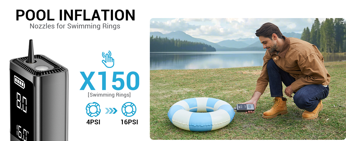 Tire Inflator Portable Air Compressor