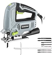 WORKPRO Jig Saw, Heavy Duty Design, 5 AMP 3000 SPM, Jigsaw Tool Corded Electric Power Cutter for ...