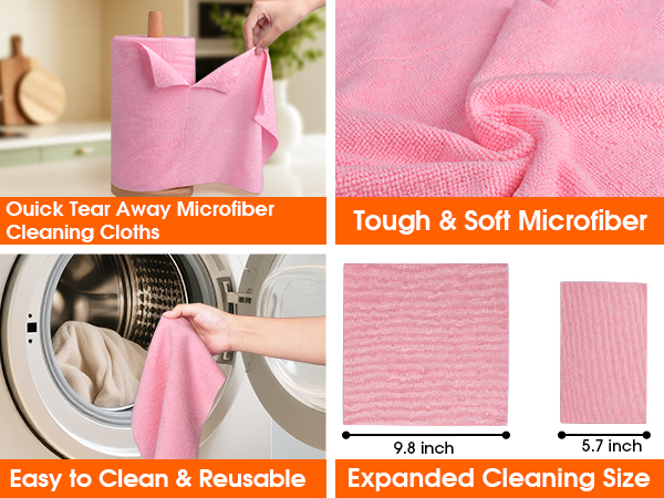 Tear Away Microfiber Towels