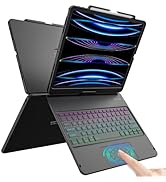 Keyboard Case for iPad Pro 12.9” inch (6th Gen 2022),iPad Pro 12.9 Case with Keyboard for iPad Pr...